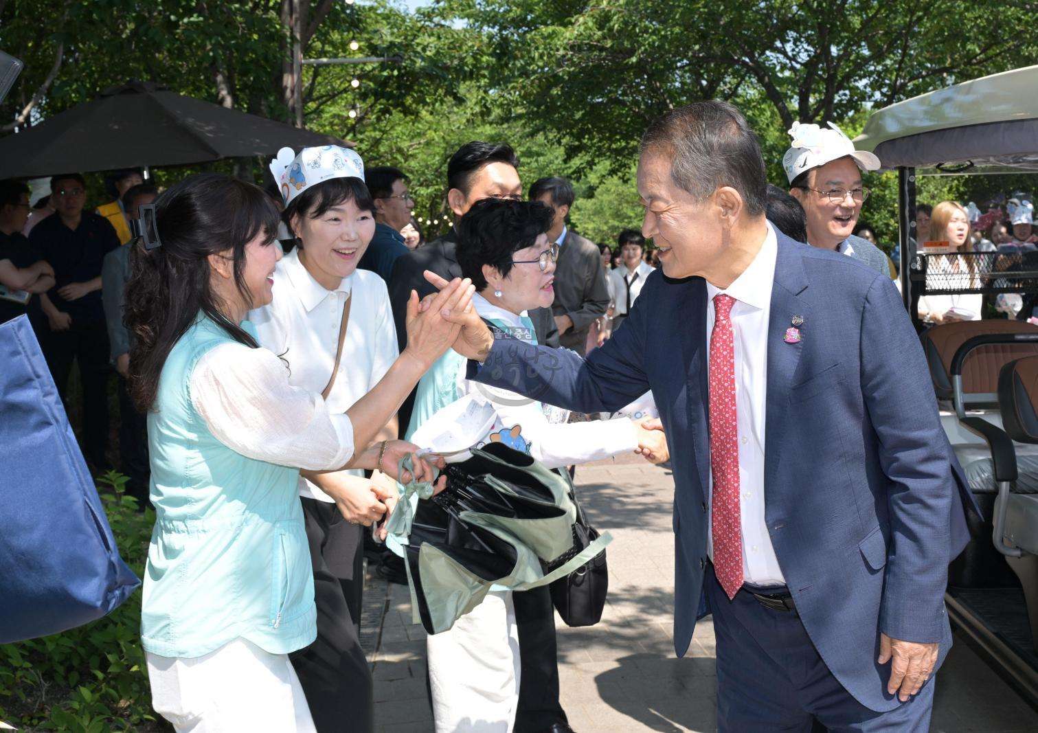 고래잠(관광숙박시설) 조성사업 준공식 의 사진