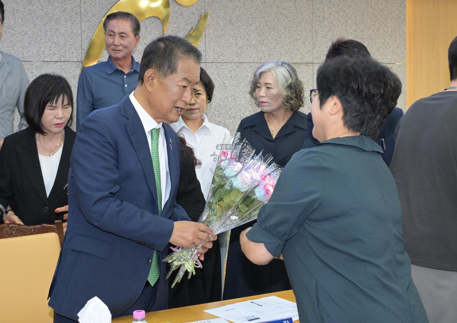 남구 통장협의회 6월 월례회 의 사진