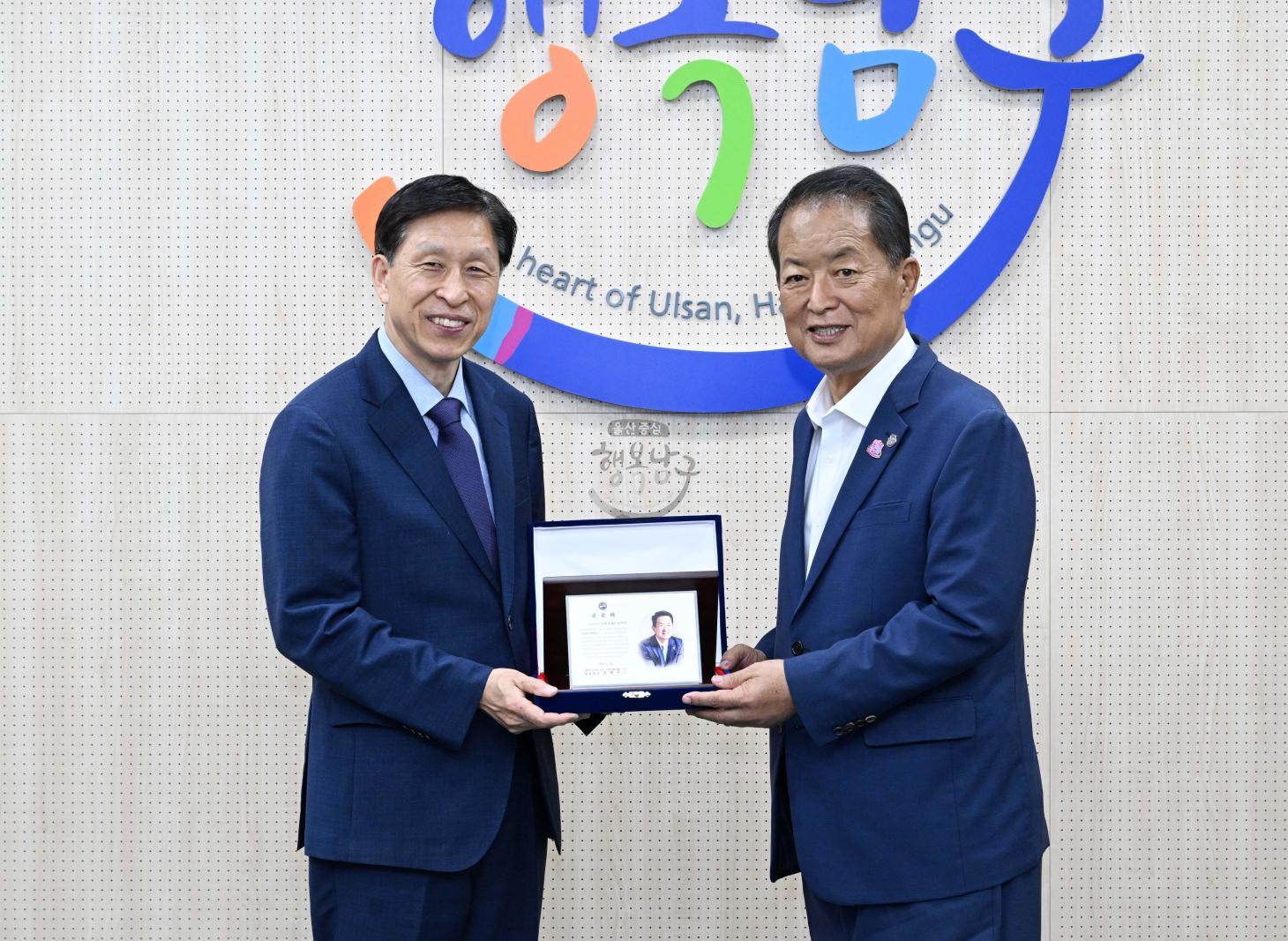 대한민국 시장·구청장·군수 협의회 사무굮 내방 의 사진