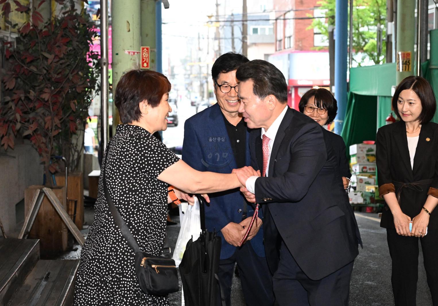 전통시장상인과의현장간담회(신정시장) 의 사진