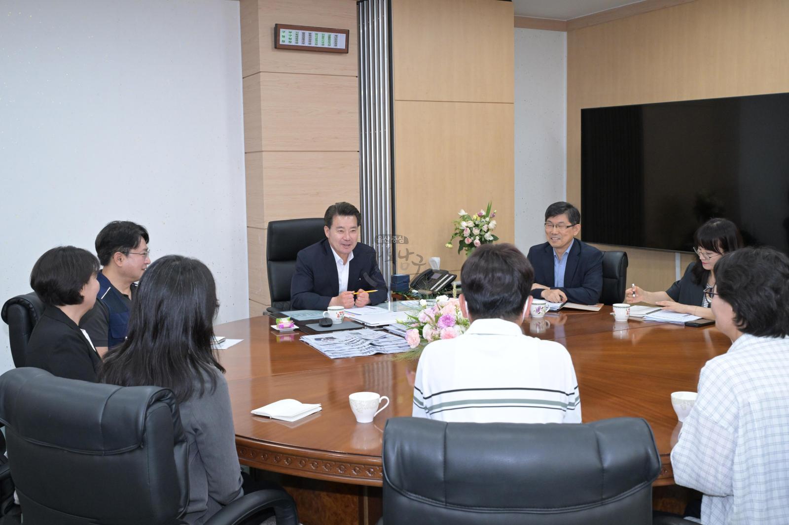 공무직노조 남구지회 임원 간담회 의 사진