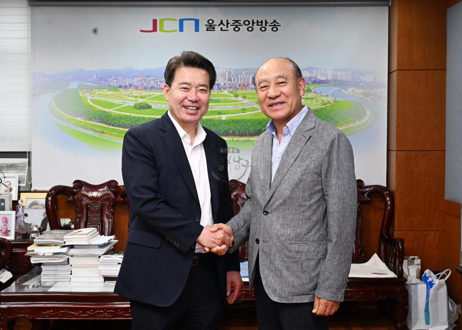 언론사방문(kbs방송, jcn방송) 의 사진