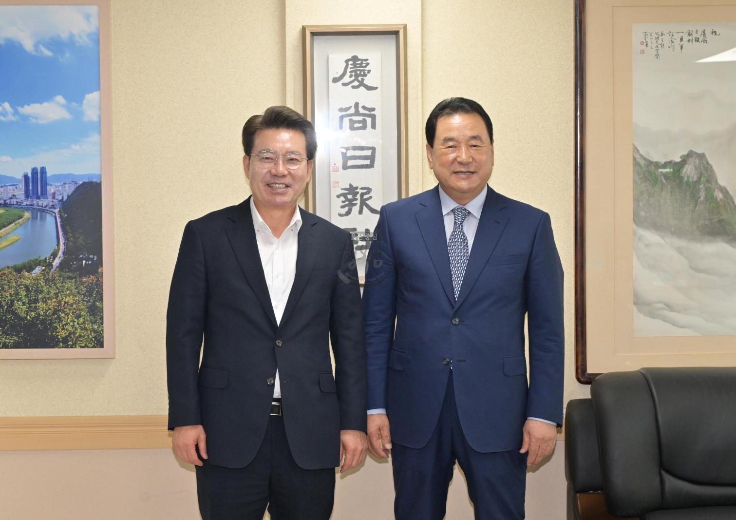 언론사방문(제일일보,경상일보,울산매일,울산신문,MBC) 의 사진