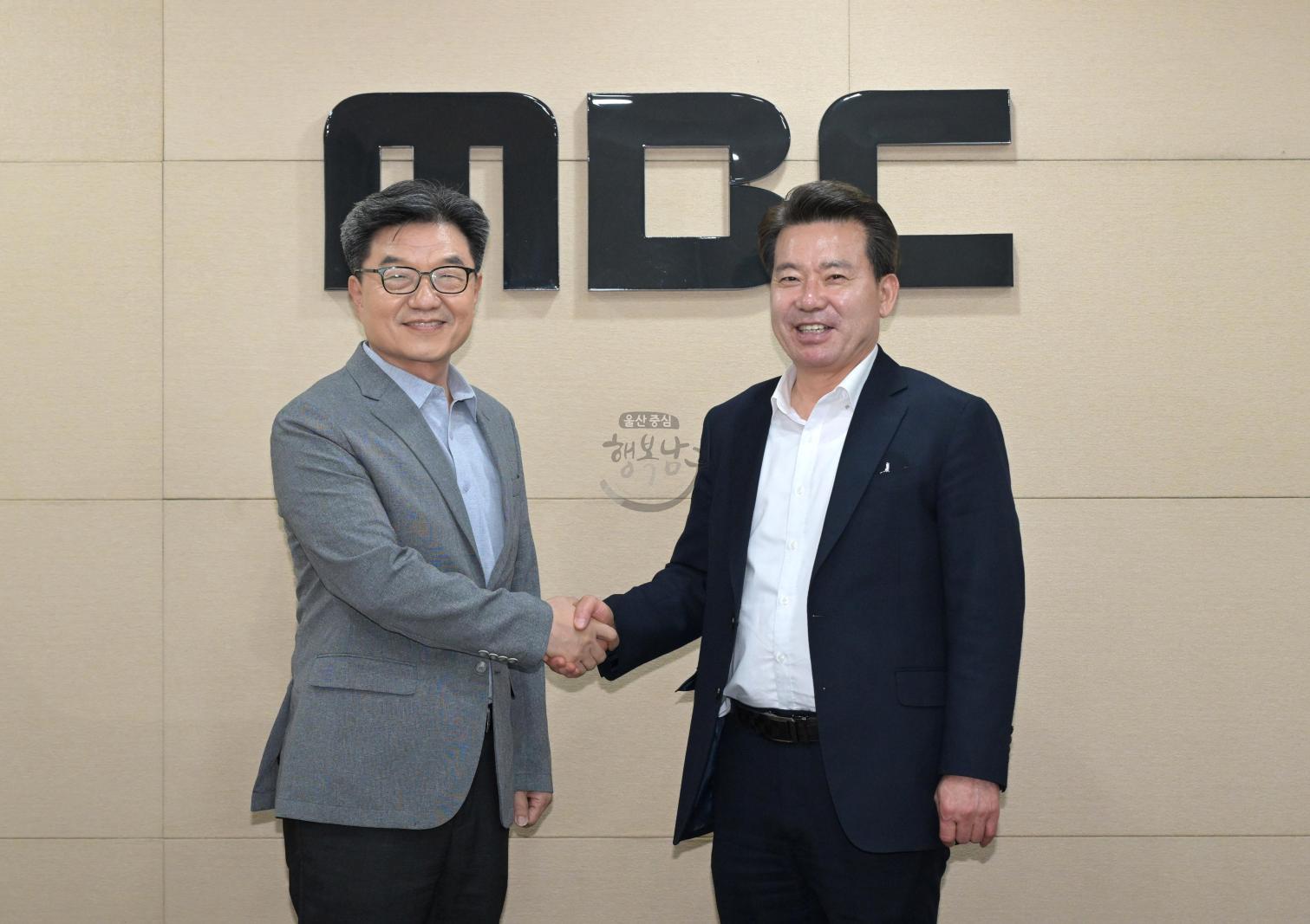 언론사방문(제일일보,경상일보,울산매일,울산신문,MBC) 의 사진