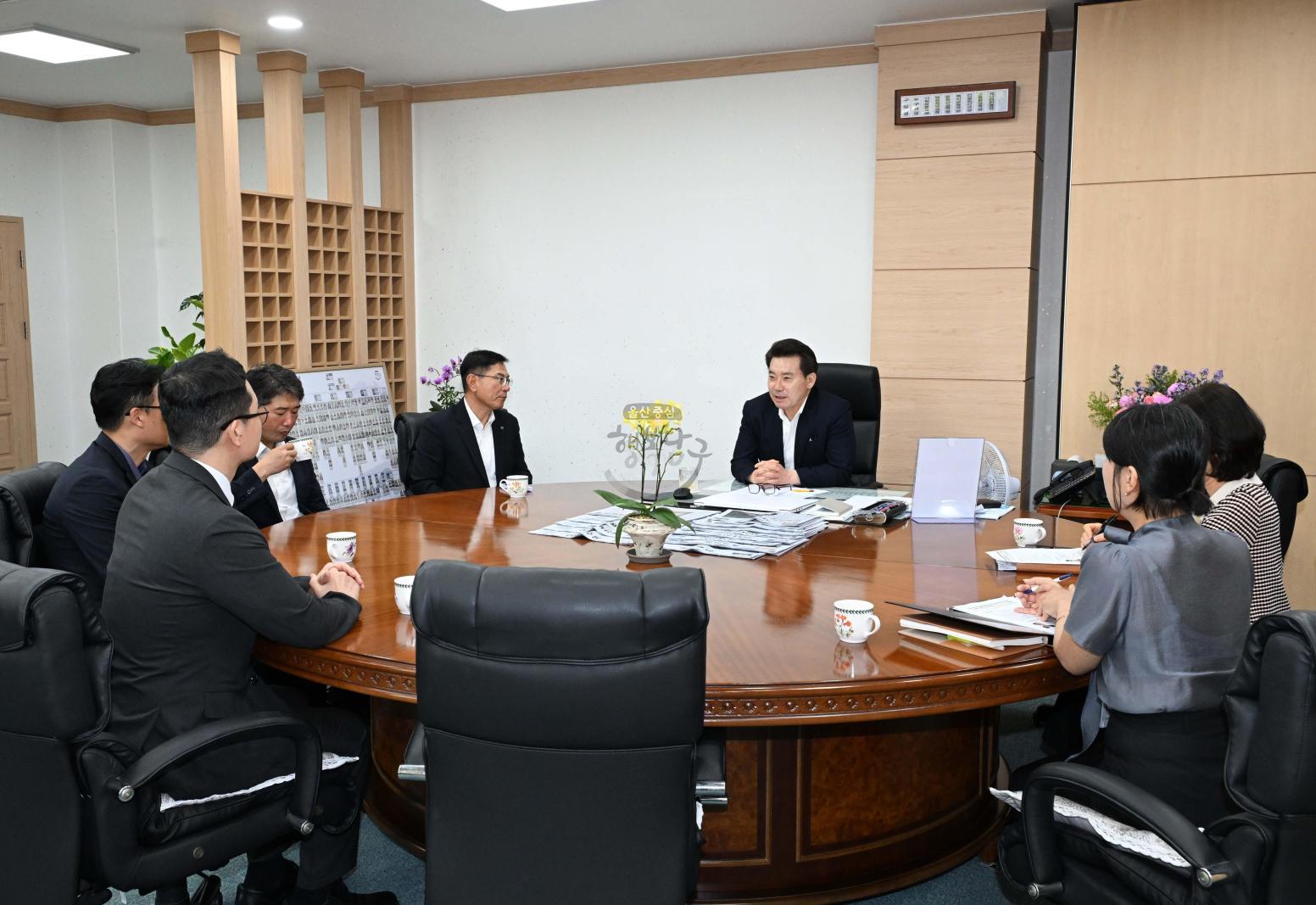 ㈜코엔텍 후원금 전달식 의 사진