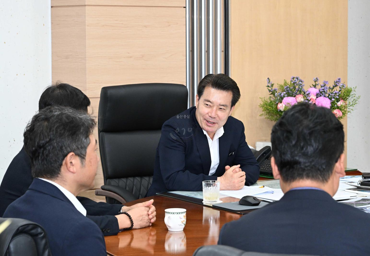 ㈜코엔텍 후원금 전달식 의 사진