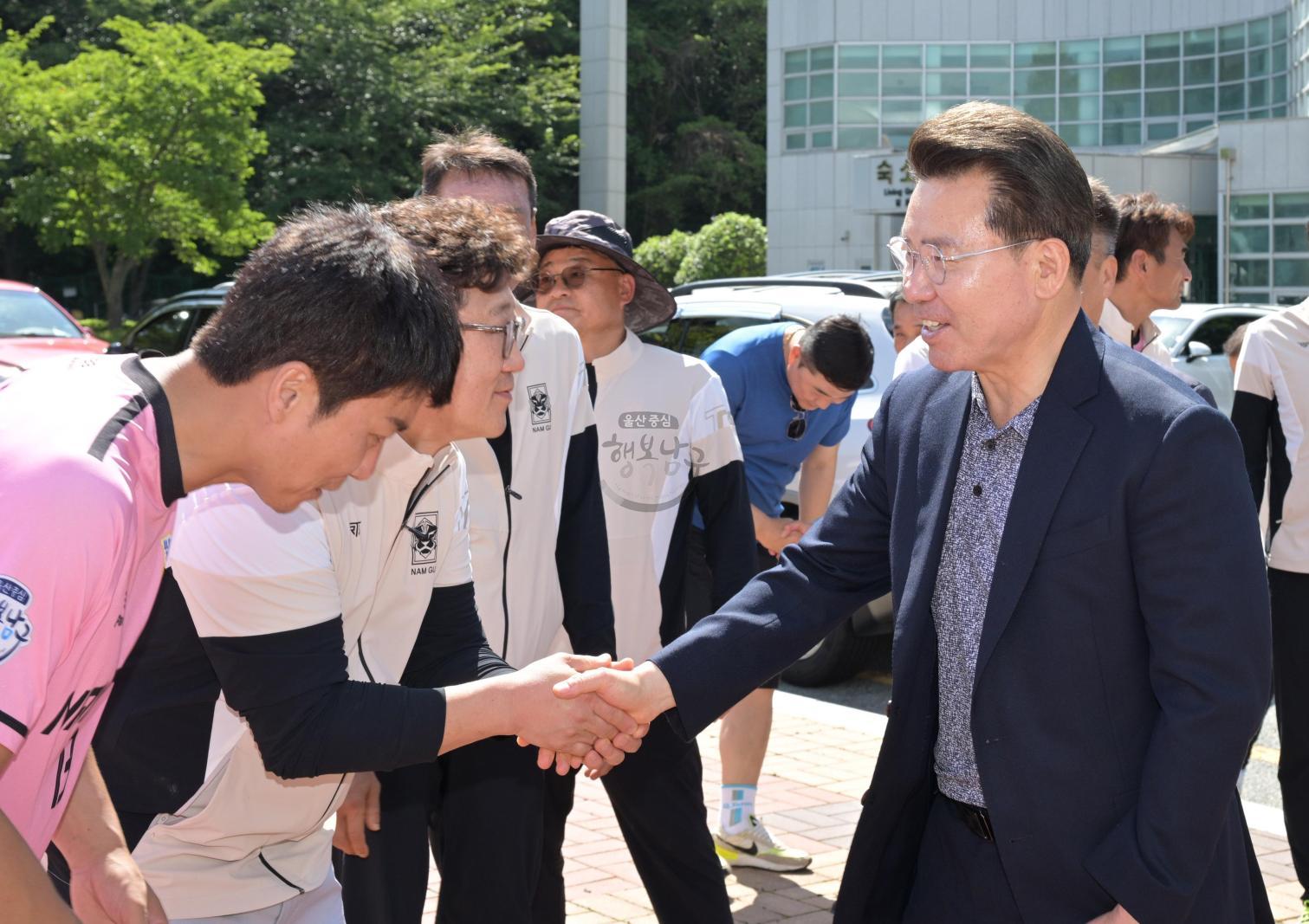 2026년 남구청장배 생활체육 축구·양궁·족구대회 합동 개회식 의 사진