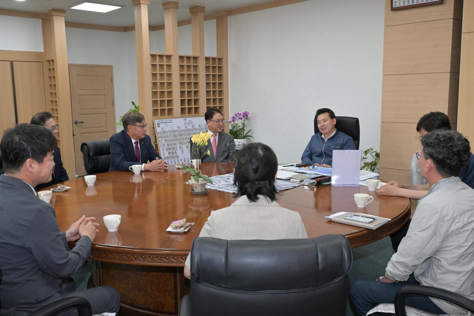 농협중앙회 울산본부장 내방 의 사진