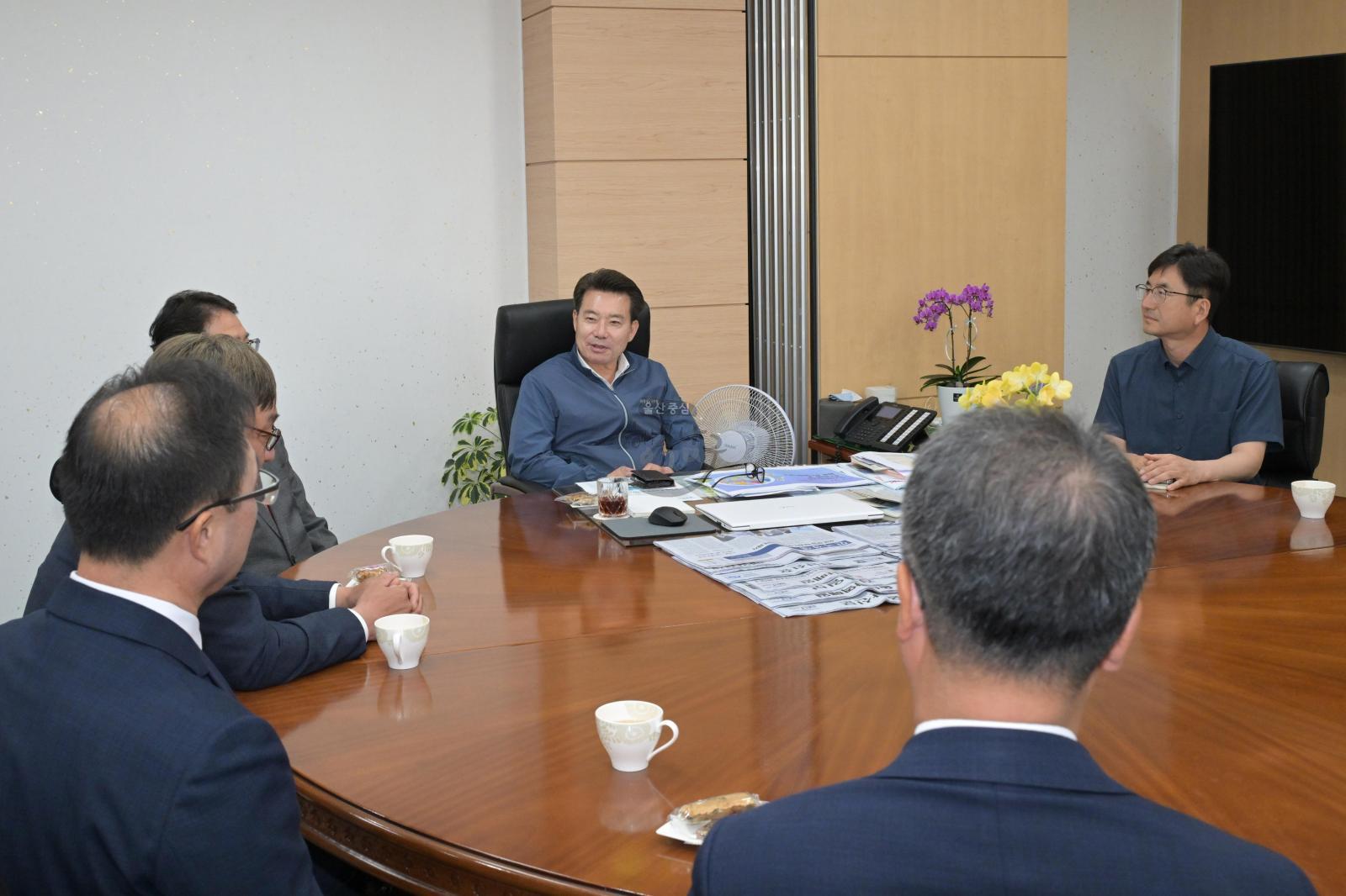 농협중앙회 울산본부장 내방 의 사진