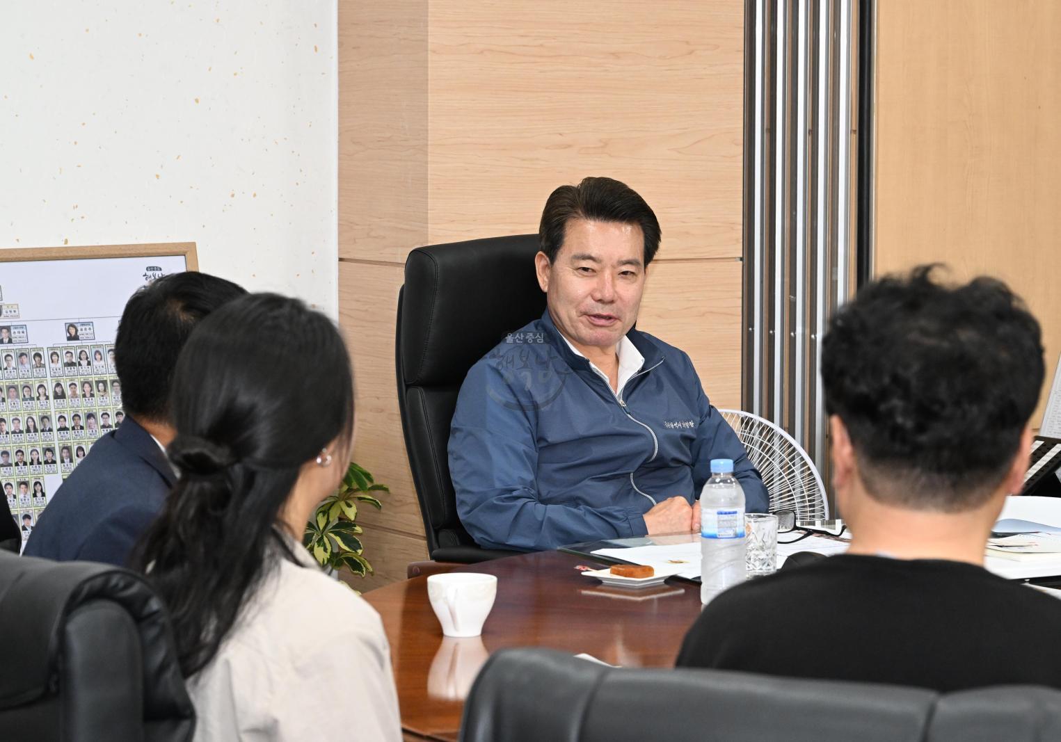 한국자유총연맹 울산남구지회 내방 의 사진