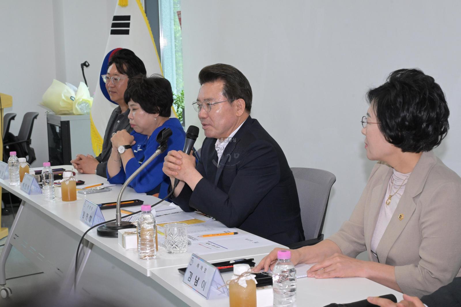 구청장 동 초도 방문(삼산동) 의 사진