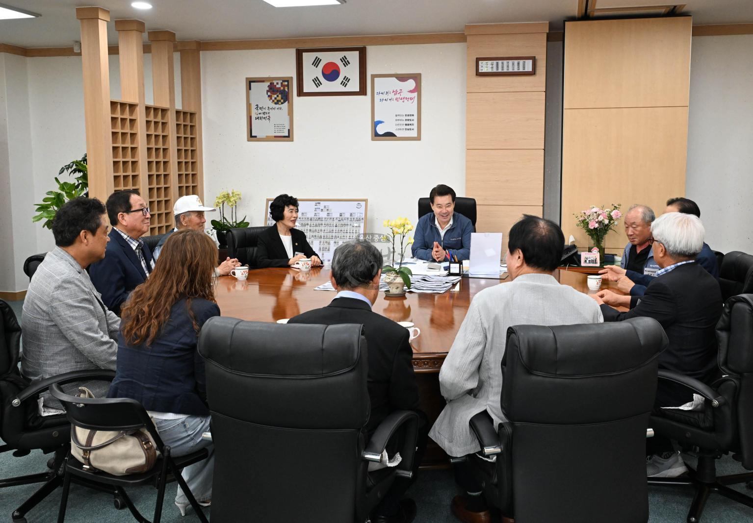보훈단체 내방 의 사진