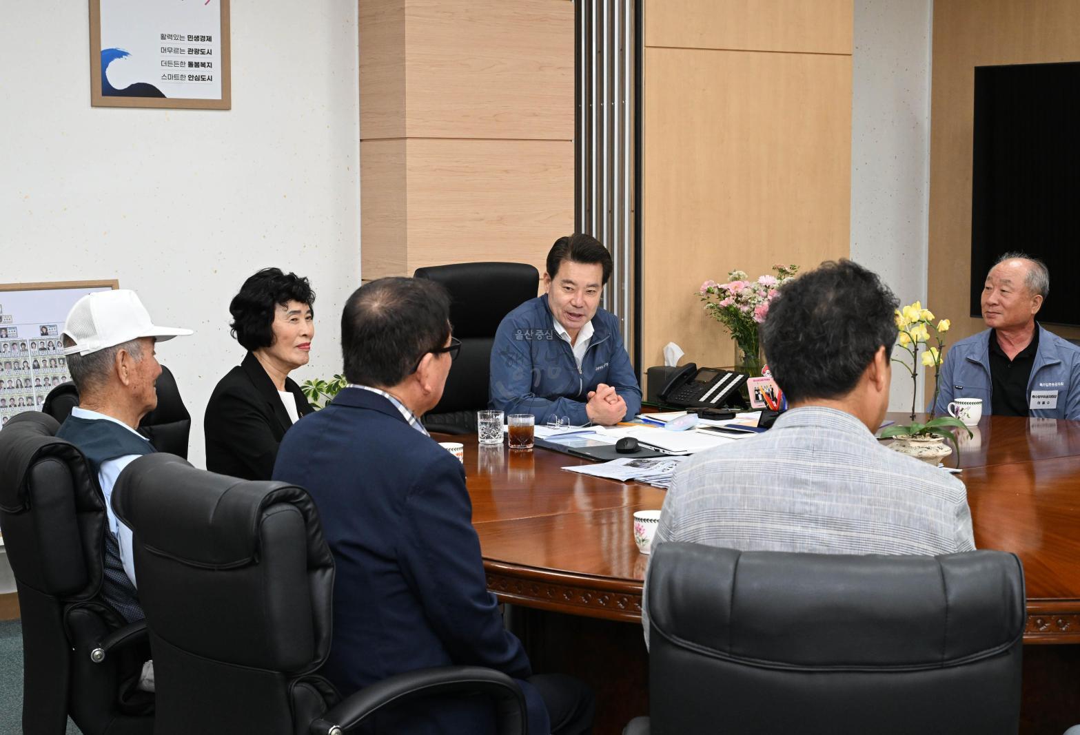 보훈단체 내방 의 사진
