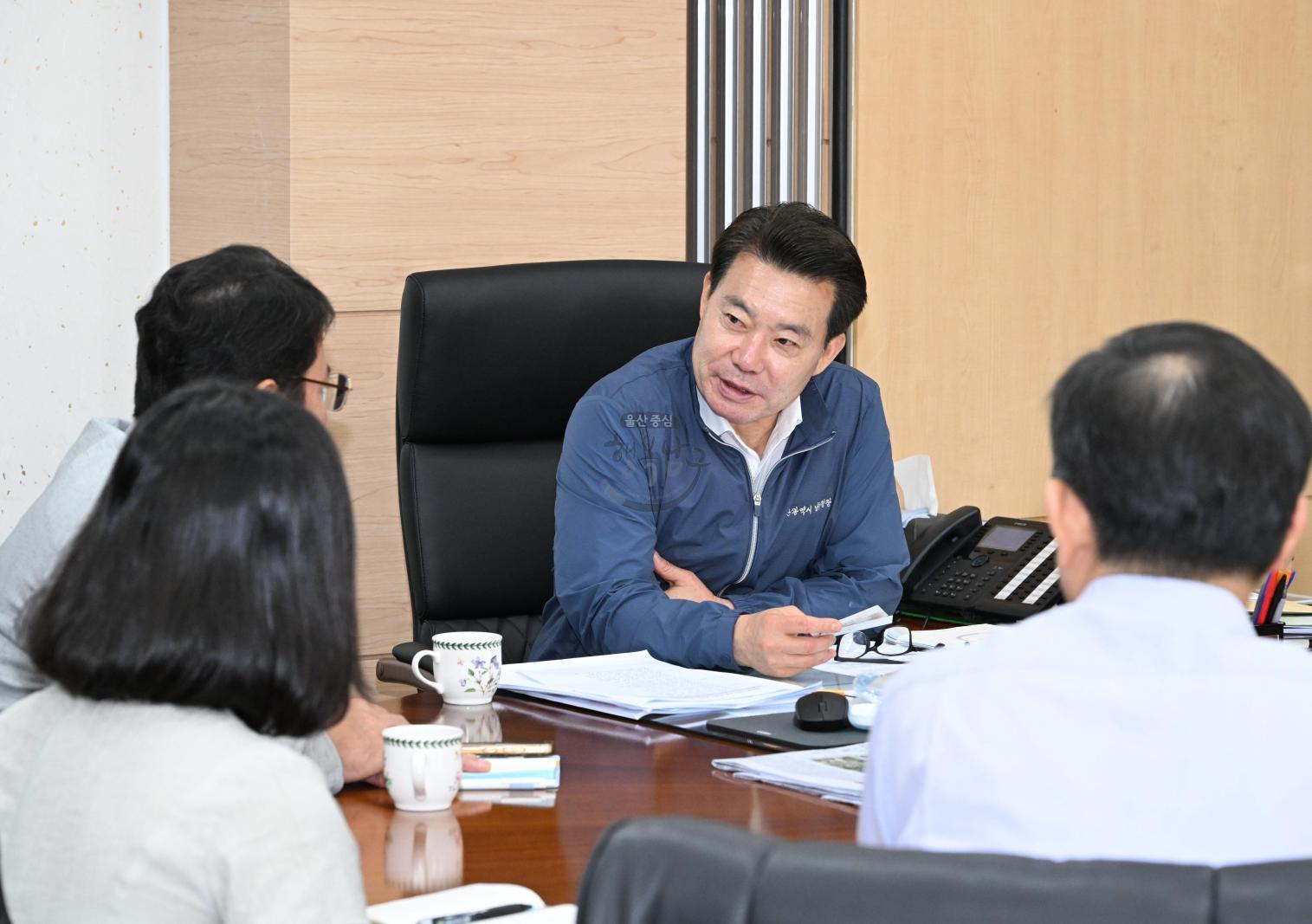 힌국수자원공사 박은철 울산권지사장 내방 의 사진