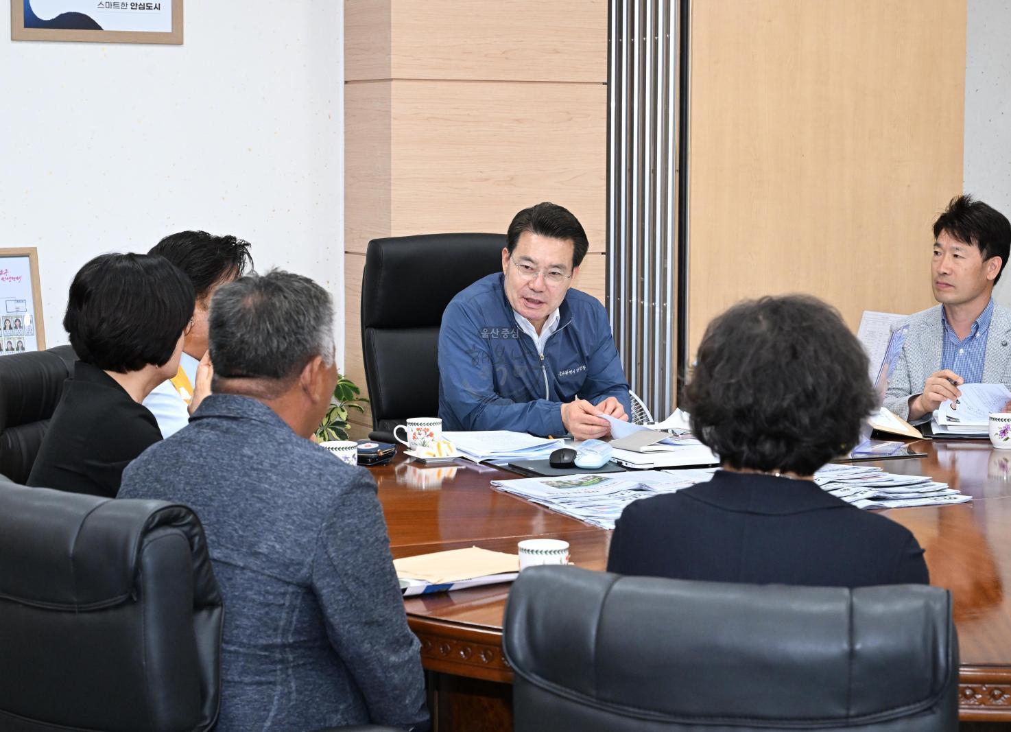 대한적십자사 울산지사 남구협의회장 내방 의 사진