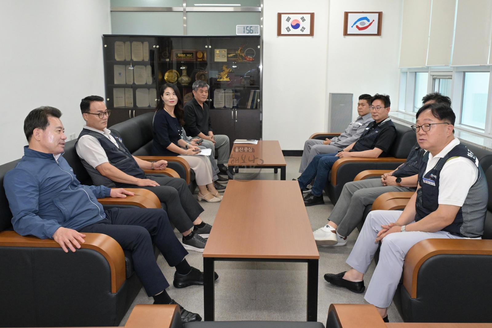 한국노총 울산본부 방문 의 사진