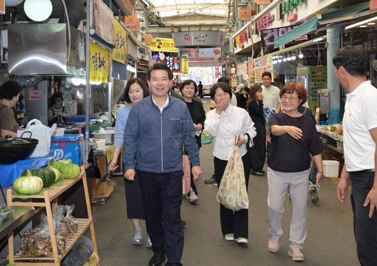 추석맞이 전통시장 장보기 행사(수암상가시장) 의 사진
