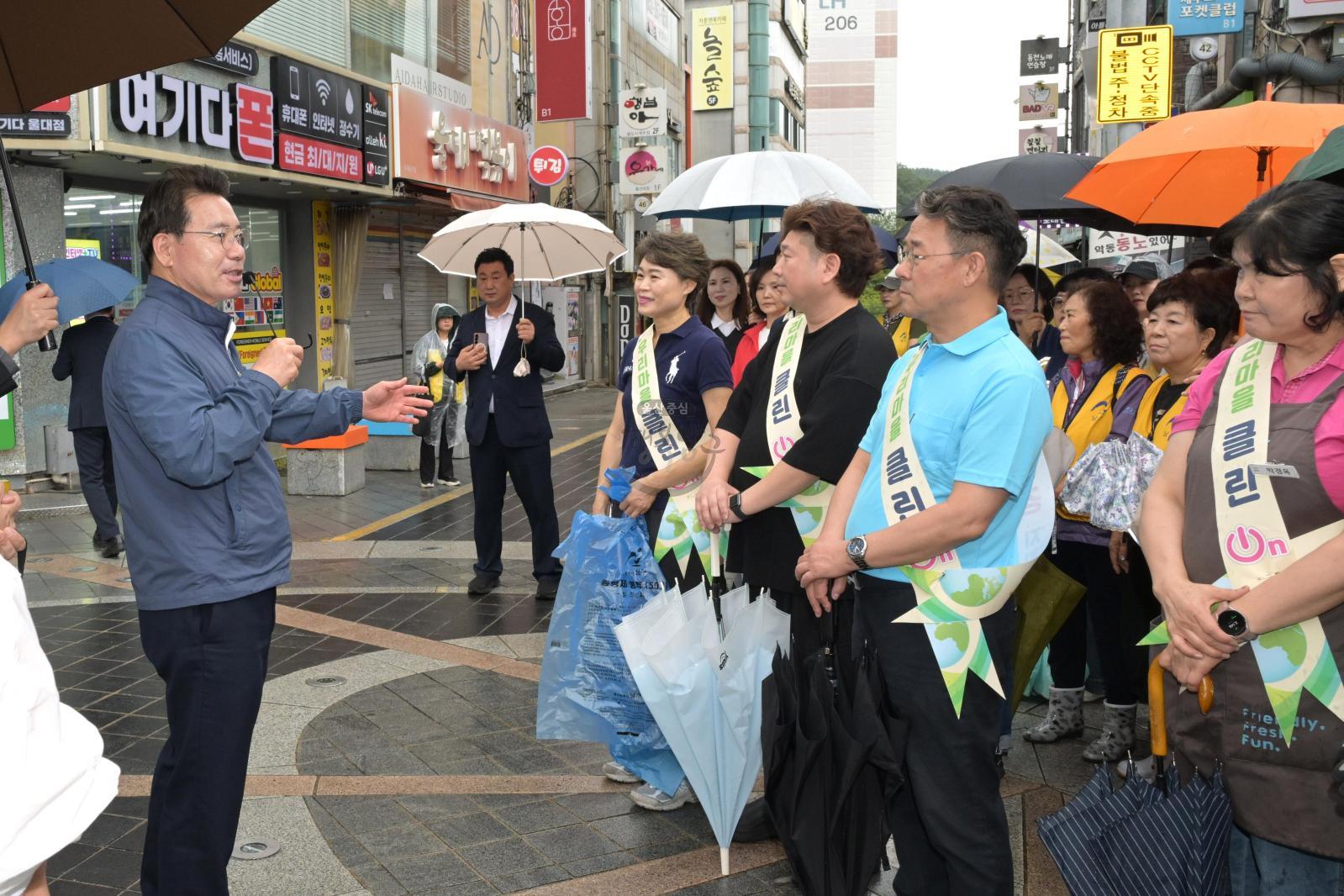 추석맞이 바보사거리 환경정비 의 사진