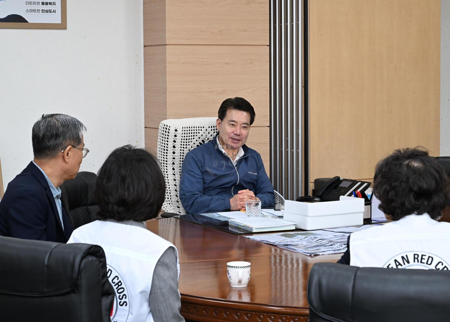 삼두종합기술(주) 추석맞이 후원금 전달 의 사진