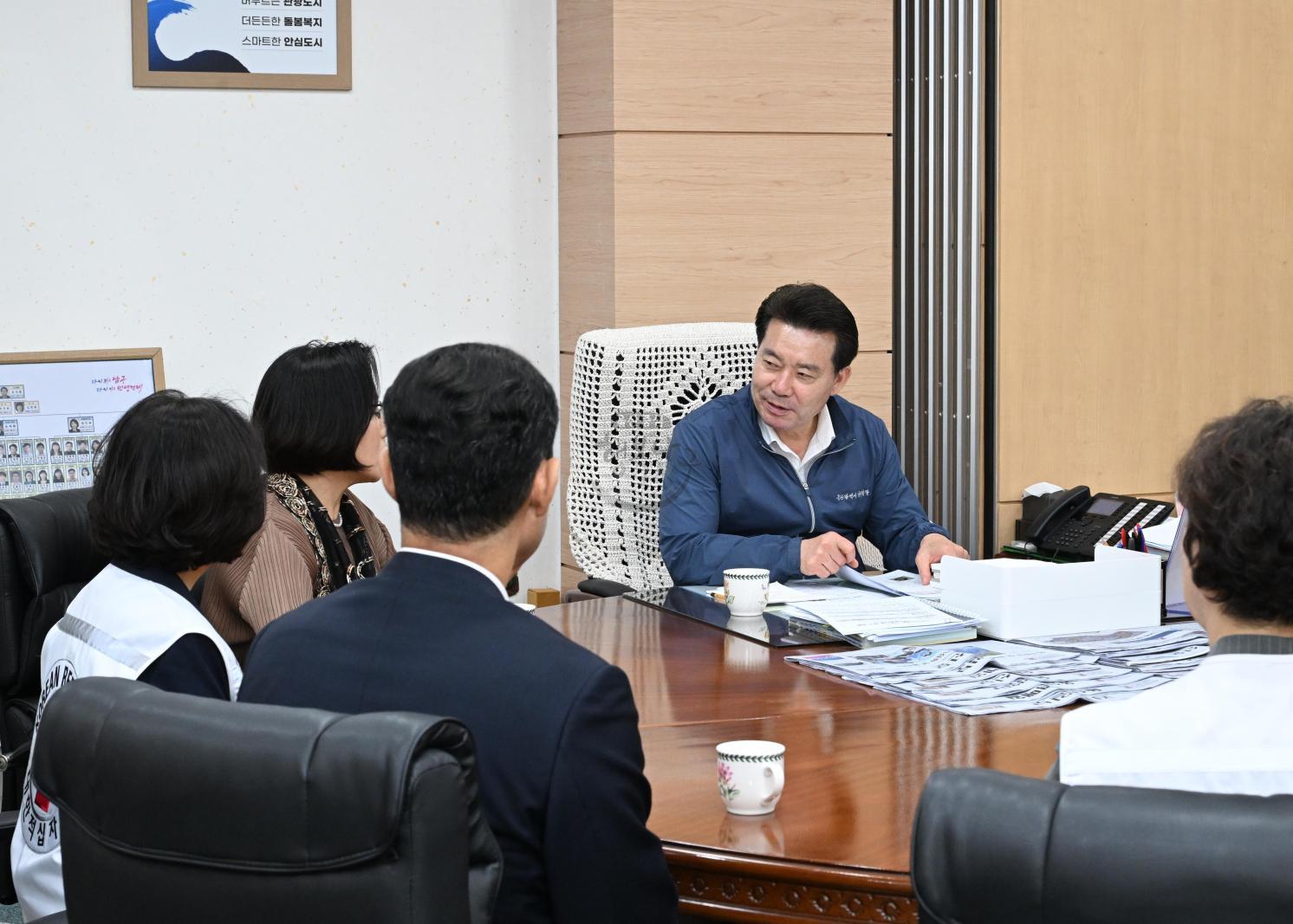 코리아에어터보(주) 후원금 전달 의 사진