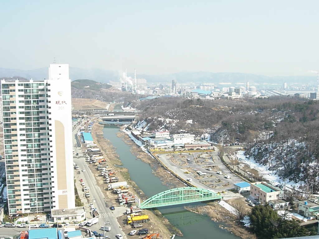 여천천 2005년 겨울 공사전 사진 의 사진