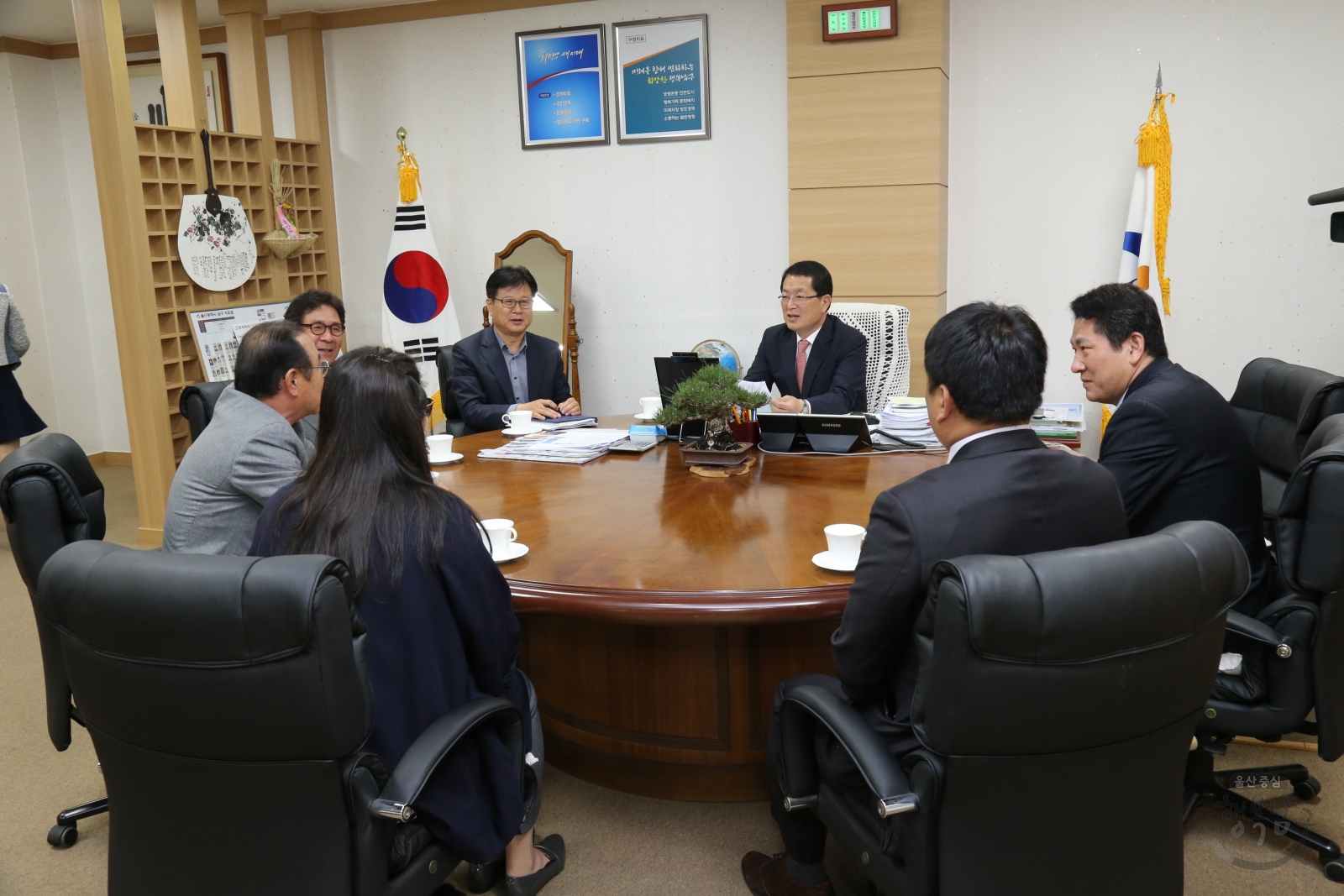 자율방범대 순찰차량 기증 의 사진