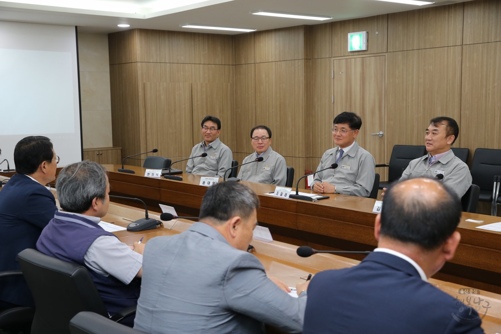 2017년 2분기 노.사.정 간담회 의 사진