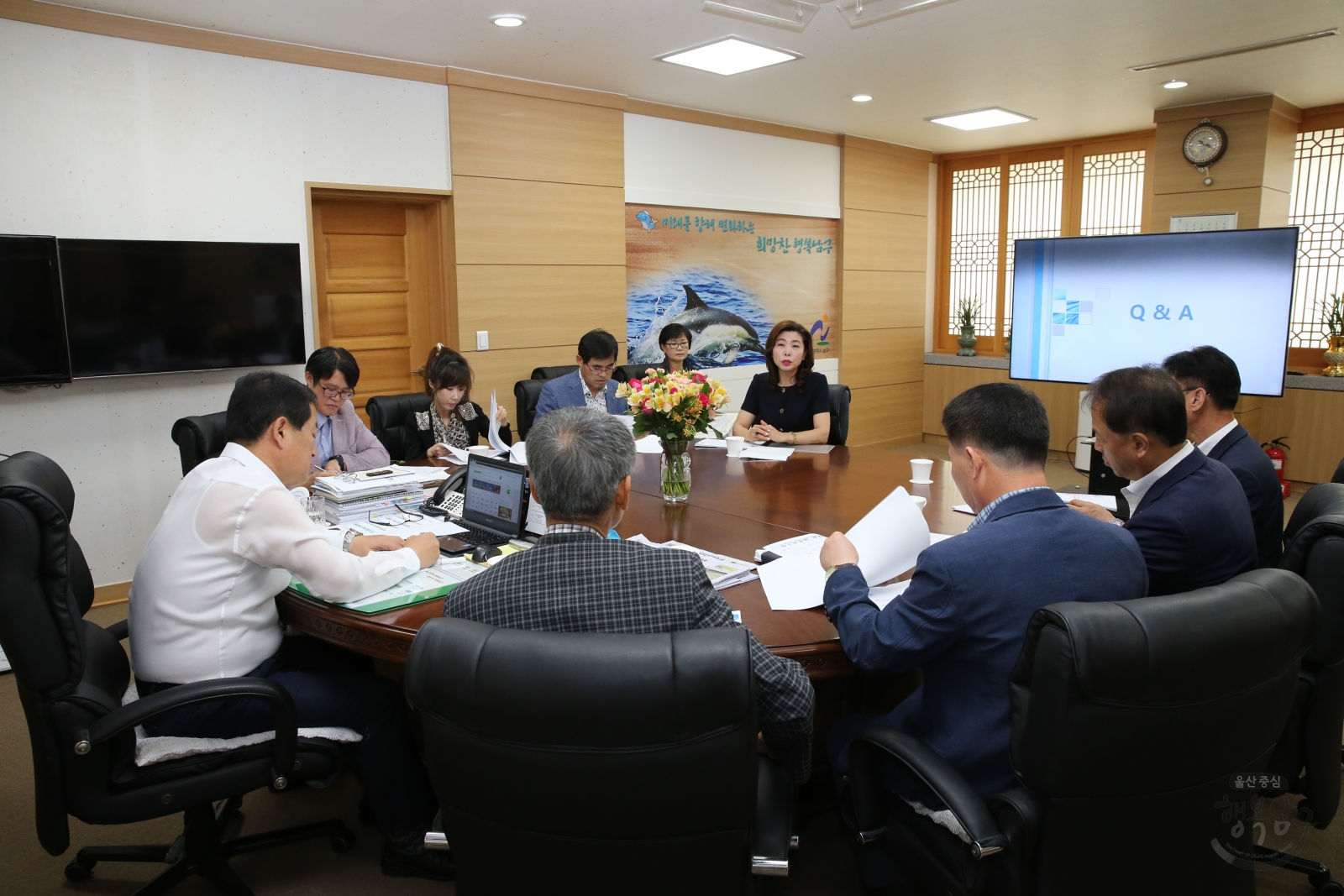 고령화대비 노인복지정책 중장기 계획수립 연구용역 착수 보고회 의 사진