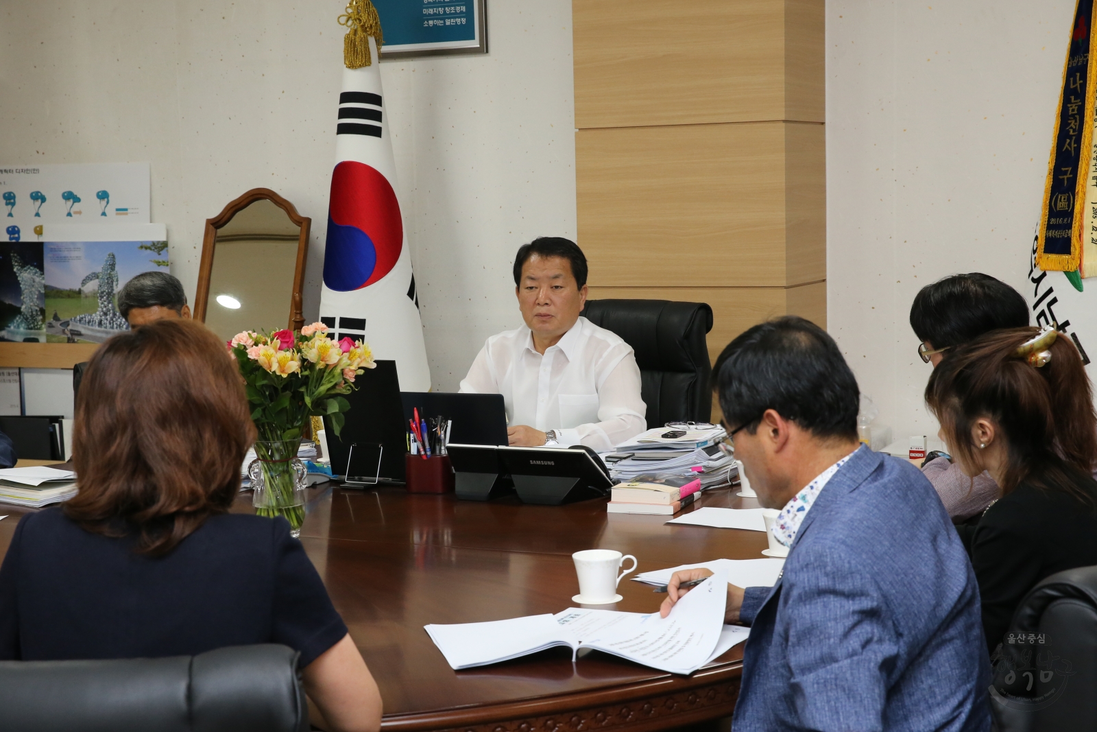 고령화대비 노인복지정책 중장기 계획수립 연구용역 착수 보고회 의 사진