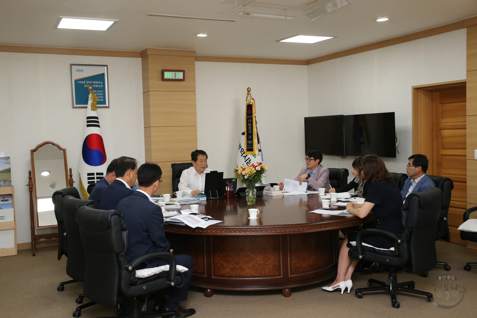 고령화대비 노인복지정책 중장기 계획수립 연구용역 착수 보고회 의 사진