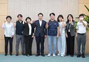 공무직노조 남구지회 임원 간담회 사진